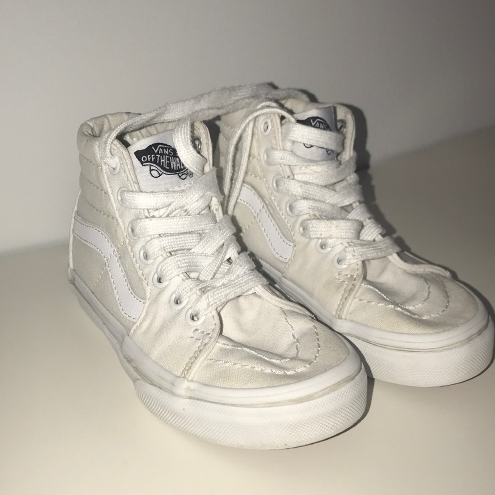 White Vans size 12